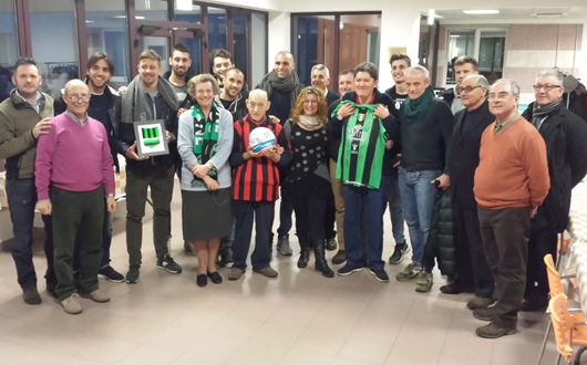 DELEGAZIONE NEROVERDE IN VISITA ALL'ANFFAS