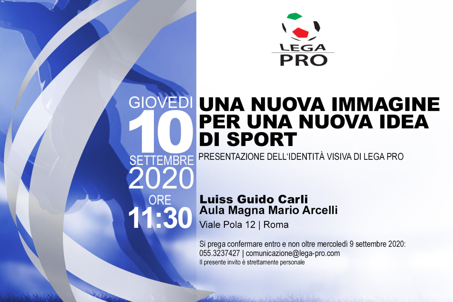 Domani a Roma importante appuntamento per la Lega Pro LEGA PRO